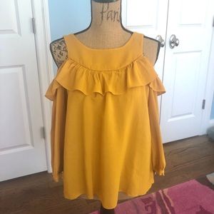 Maeve | Anthropologie Cold Shoulder Top